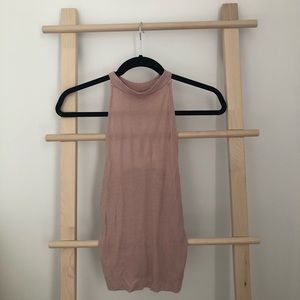 American eagle pink halter in small